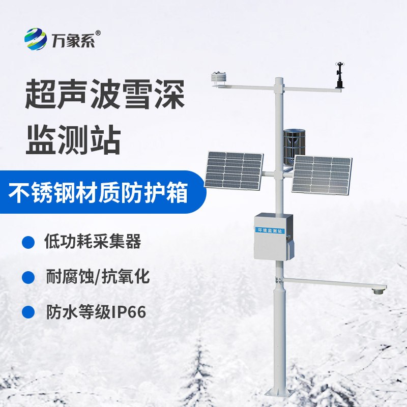 超聲波雪深監測站